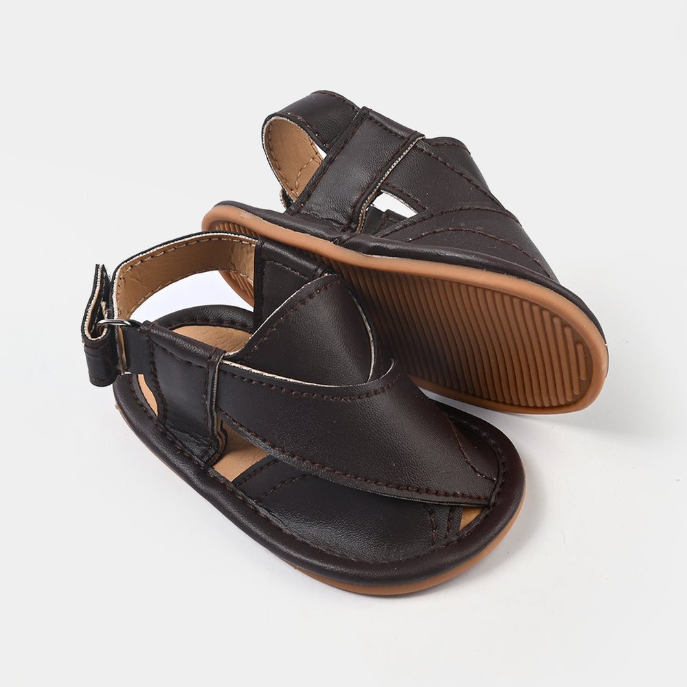 Boys Shoes 222-38-BROWN