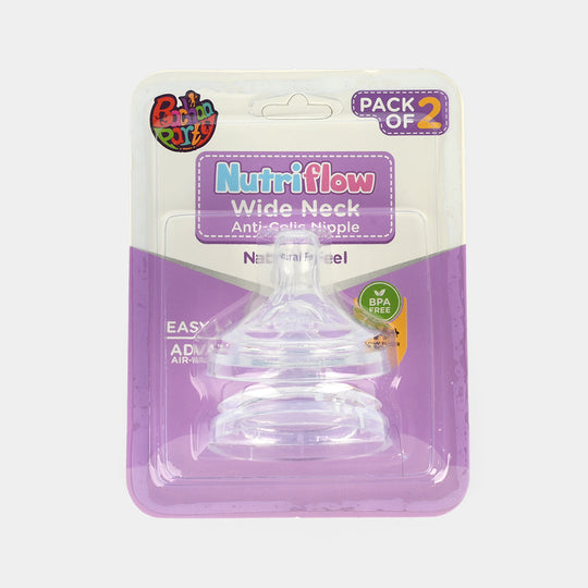 Wide Neck Nipple 0M+