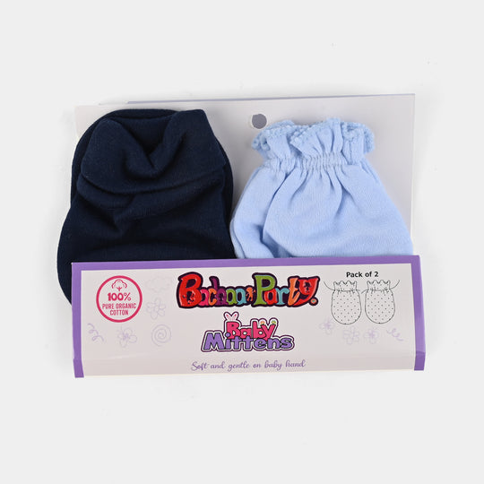 Baby Mittens Pack of 2 0-6M+