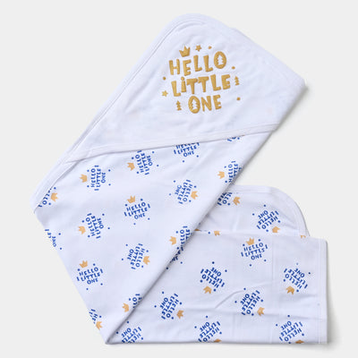 Baby Wrapping Sheet Glitter Hello Little One