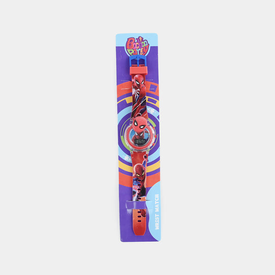 Boys Light-Up Spinner Analog Wrist Watch