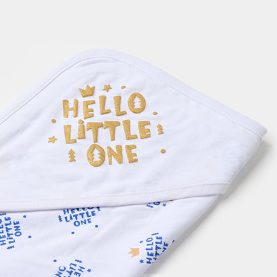 Baby Wrapping Sheet Glitter Hello Little One