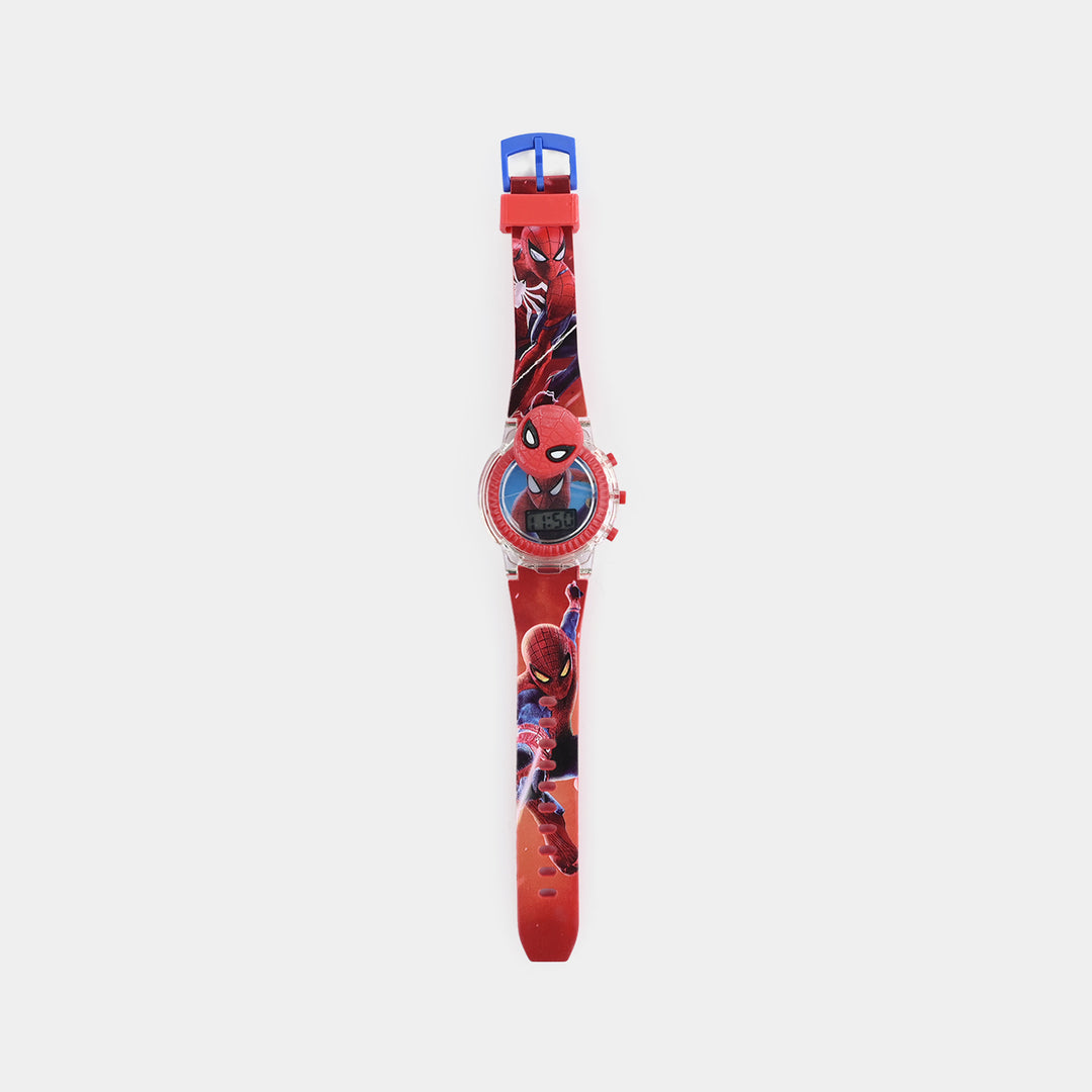 Boys Light-Up Spinner Analog Wrist Watch