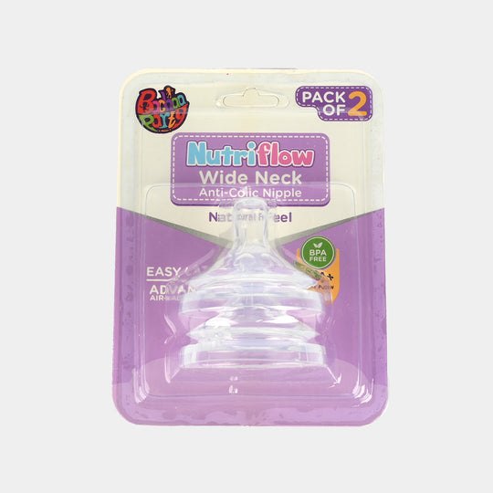 Wide Neck Nipple 9M+