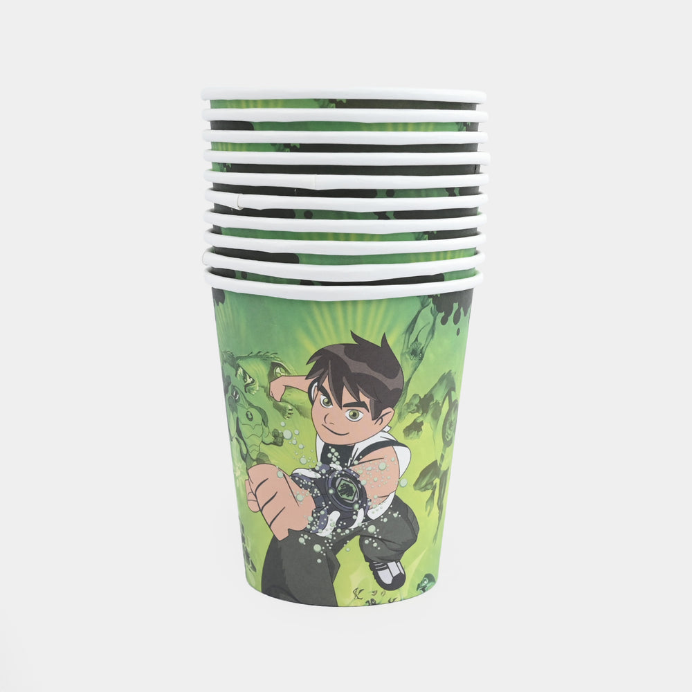 Disposable Party Paper Cups Pack (10 Pieces)