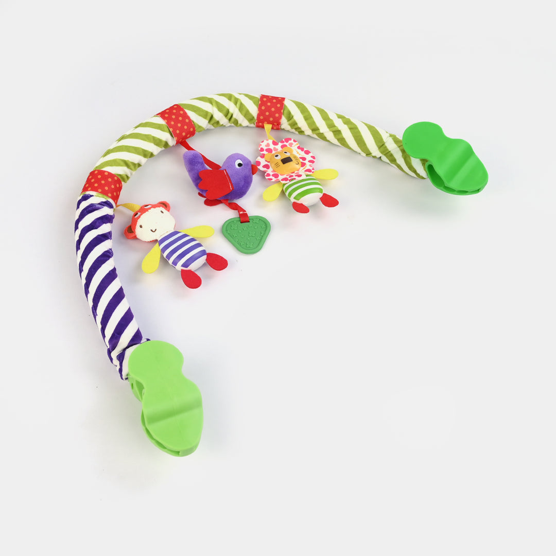 Baby Stroller Arch toy with Hanging Rattles
