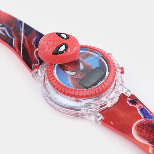 Boys Light-Up Spinner Analog Wrist Watch