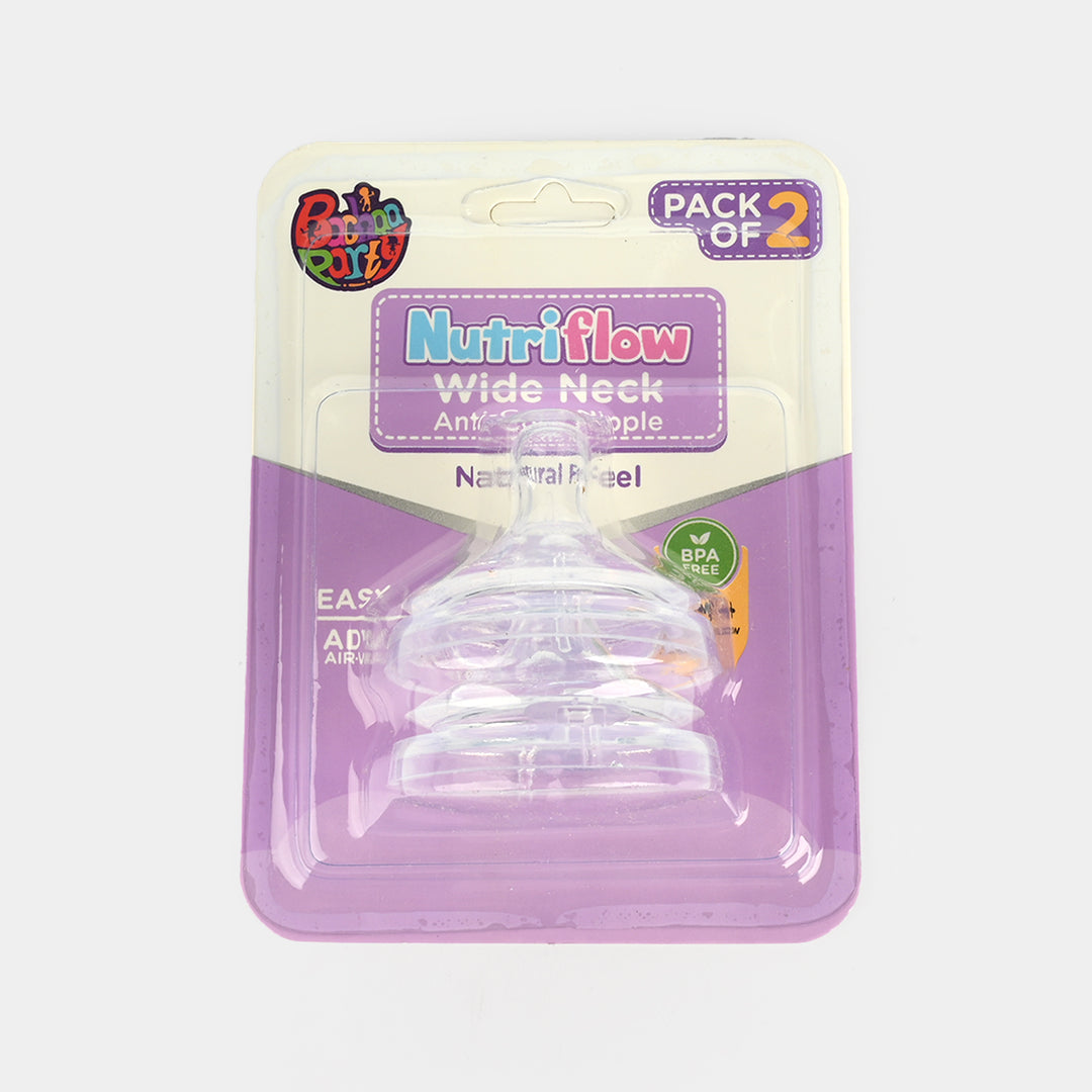 Wide Neck Nipple 3M+
