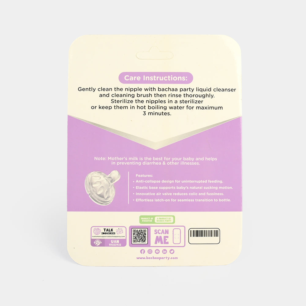 Wide Neck Nipple 3M+