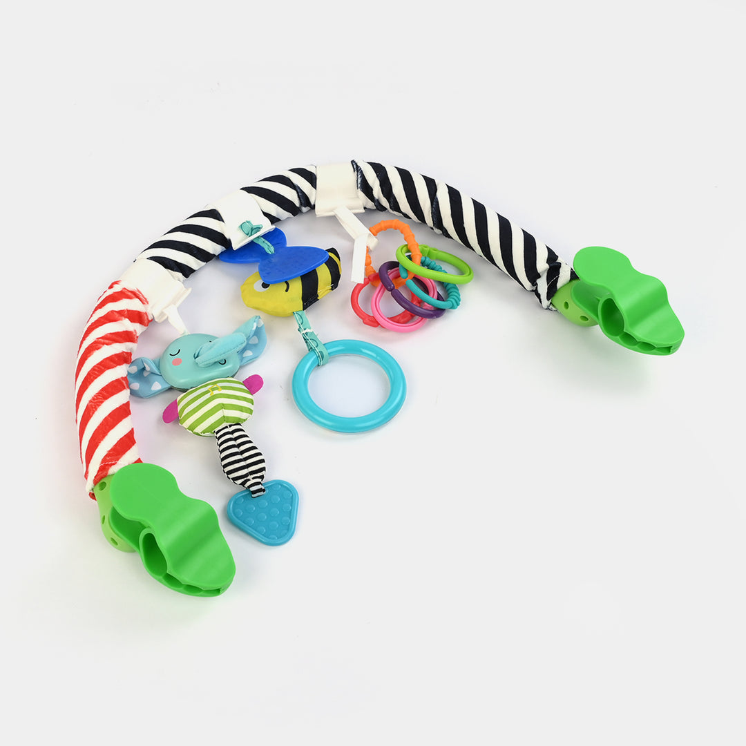 Baby Stroller Arch toy with Hanging Rattles