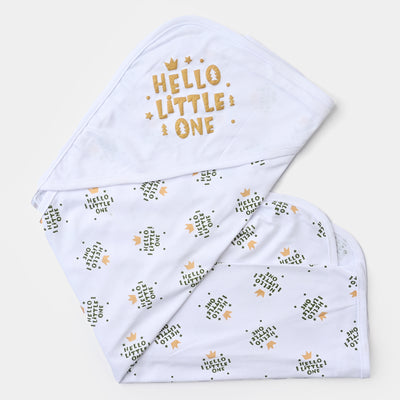 Baby Wrapping Sheet Glitter Hello Little One