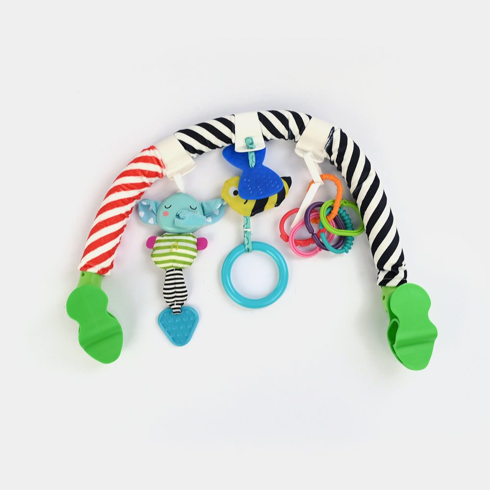 Baby Stroller Arch toy with Hanging Rattles