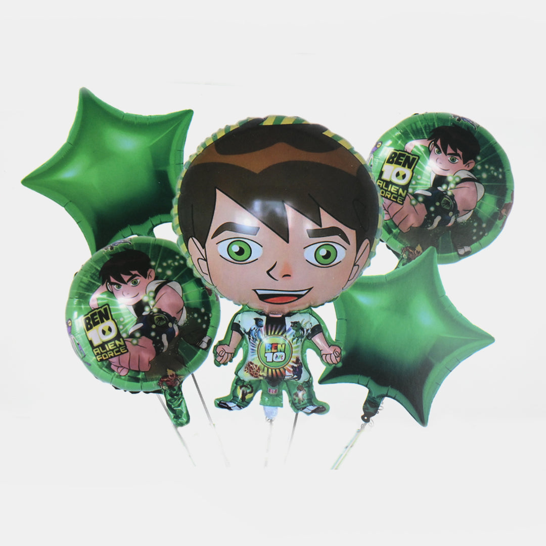 Foil Balloon Bouquet Set (5-Piece Pack)