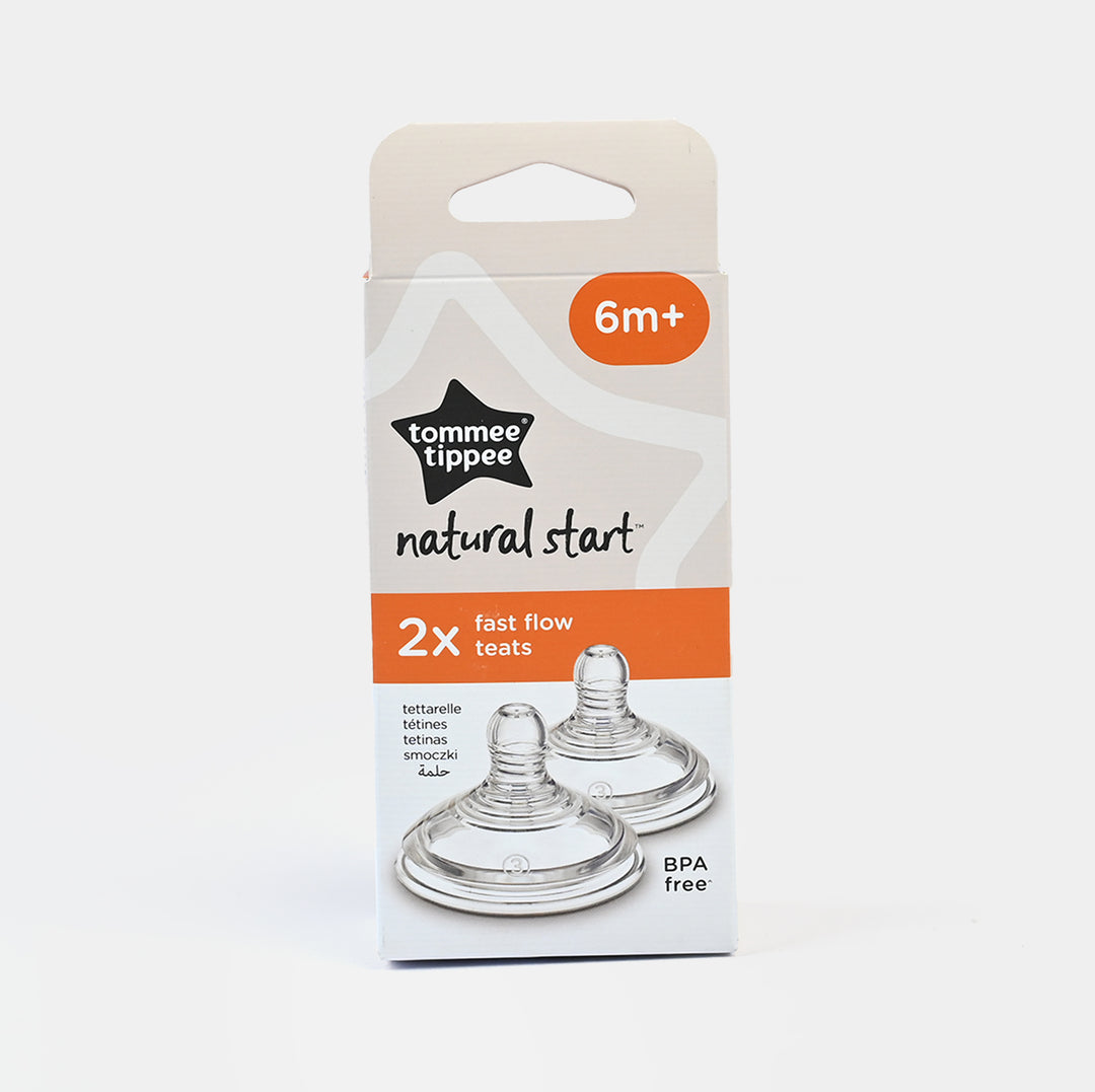 Natural Start Fast Flow Soft Teat 2-PK
