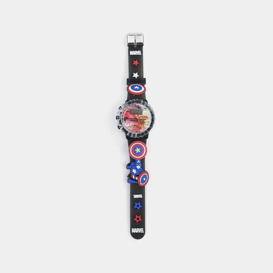 Kids Light-Up Double Spinner Digital Wrist Watch