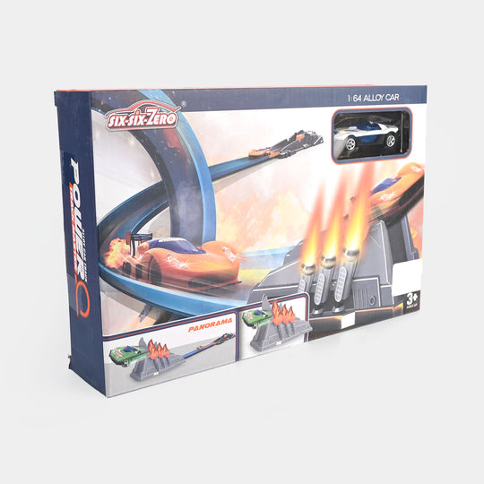 Power Racing Track Set with Alloy Car