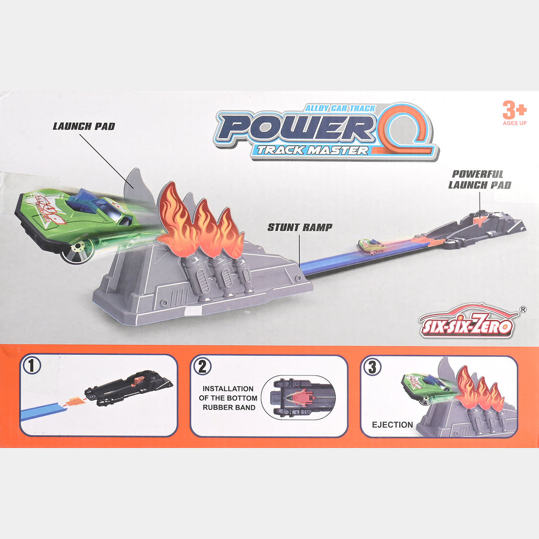 Power Racing Track Set with Alloy Car