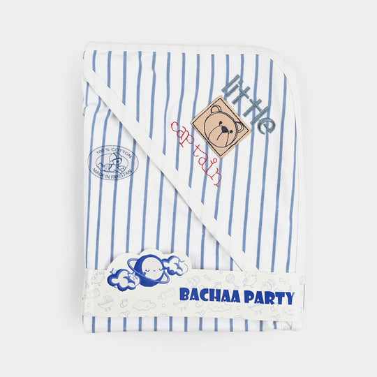 Baby Wrapping Sheet (Striped) - Blue