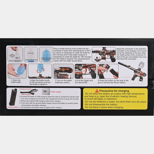 Electric Graffiti Gel Ball Blaster For Kids