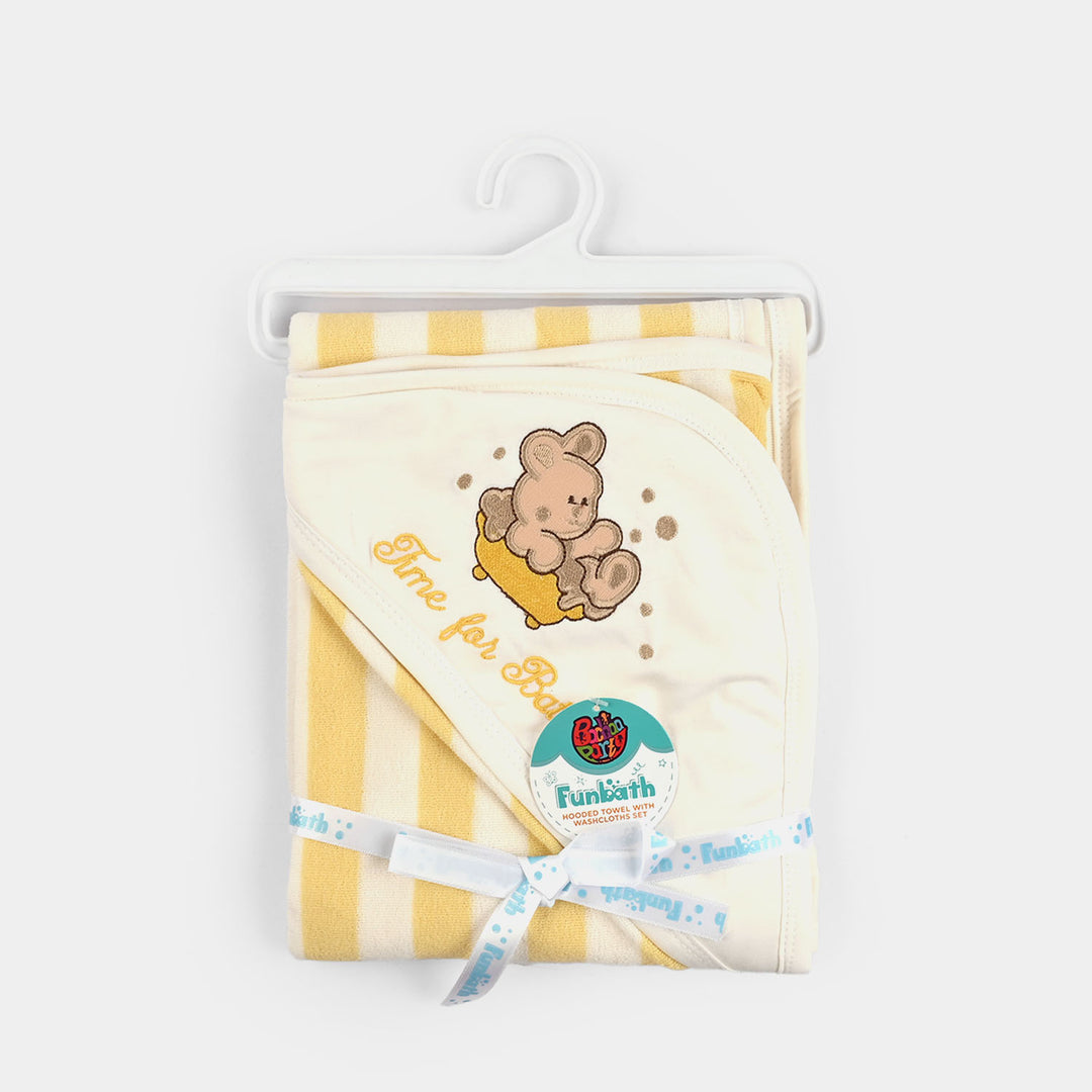 BP Hooded Bath Towel - Yellow