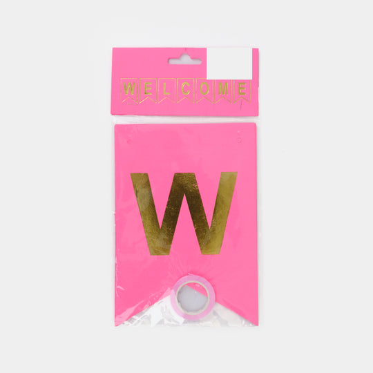 Welcome Hanging Banner