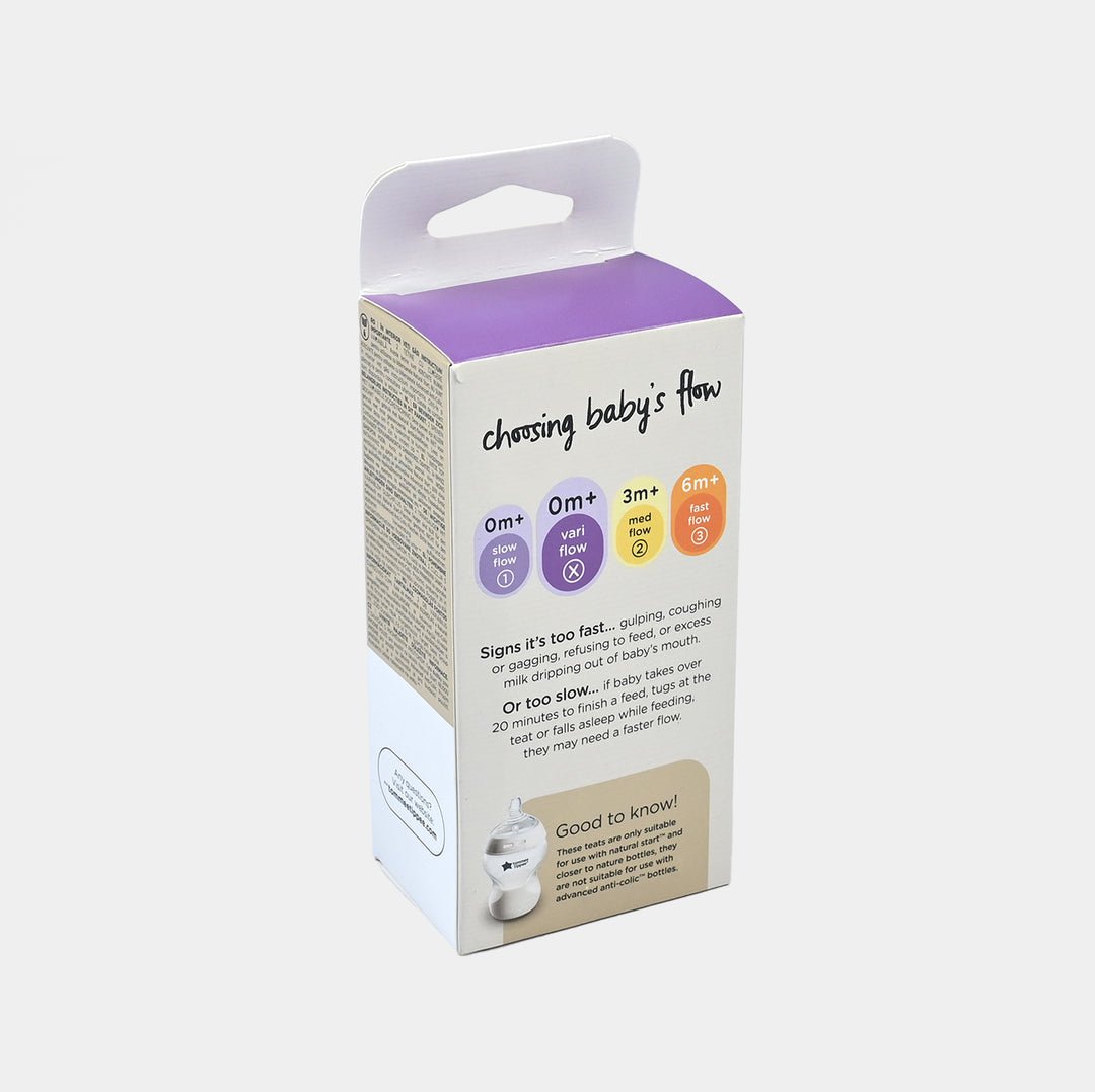 Natural Start Vari Flow Soft Teat 2-PK