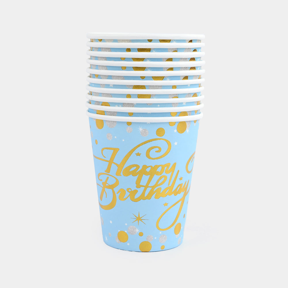Disposable Party Paper Cups Pack (10 Pieces)