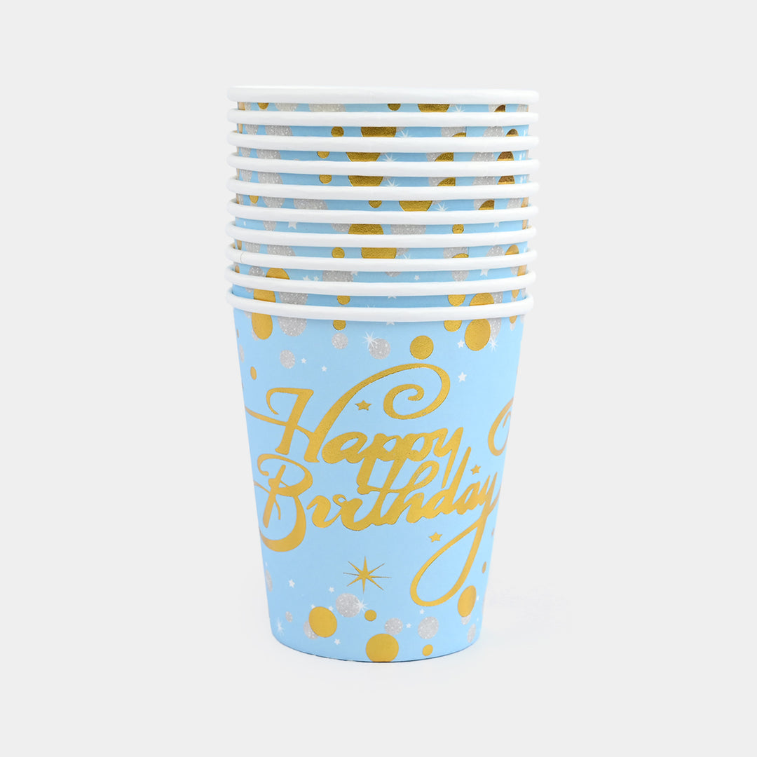 Disposable Party Paper Cups Pack (10 Pieces)