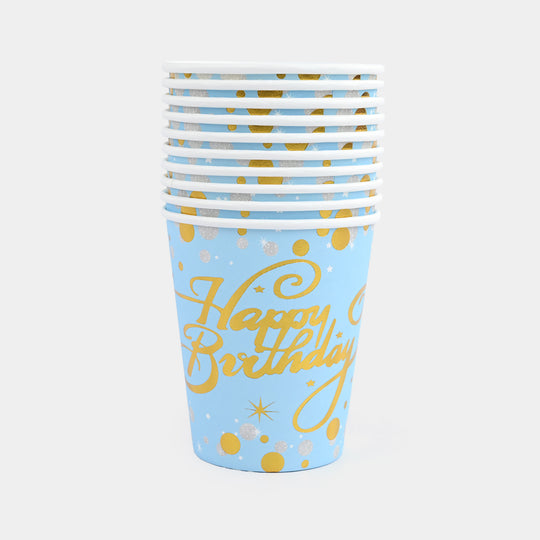 Disposable Party Paper Cups Pack (10 Pieces)