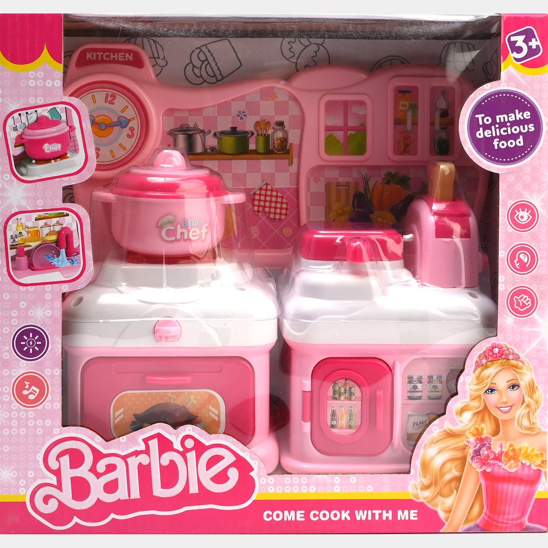 Classic Modern Kitchen Play Set with Light & Sound