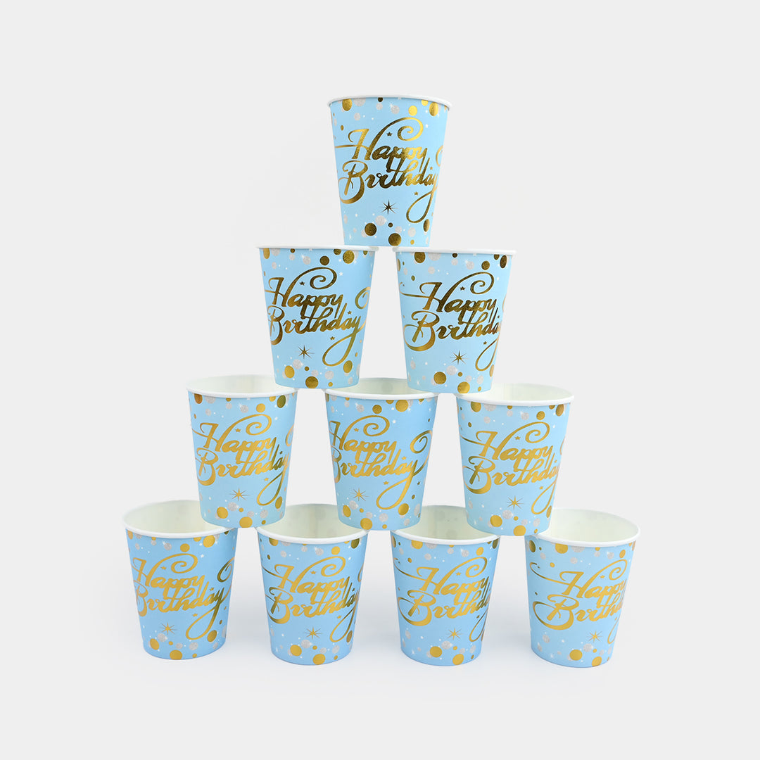 Disposable Party Paper Cups Pack (10 Pieces)