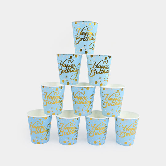 Disposable Party Paper Cups Pack (10 Pieces)