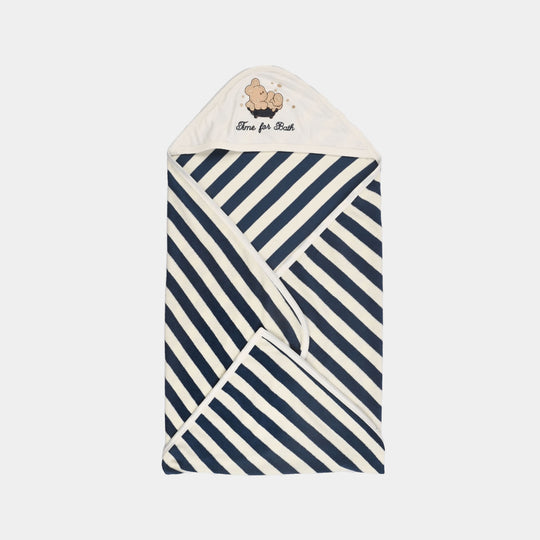 BP Hooded Bath Towel - Dark Blue