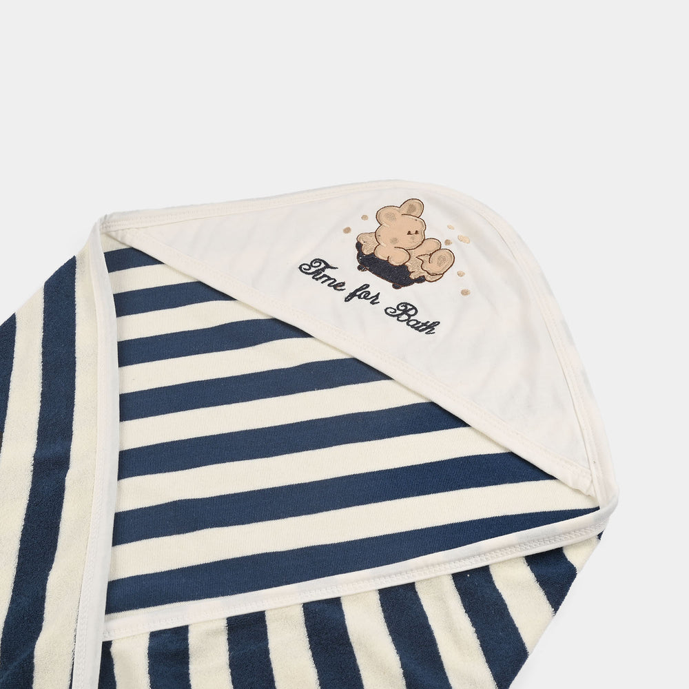 BP Hooded Bath Towel - Dark Blue