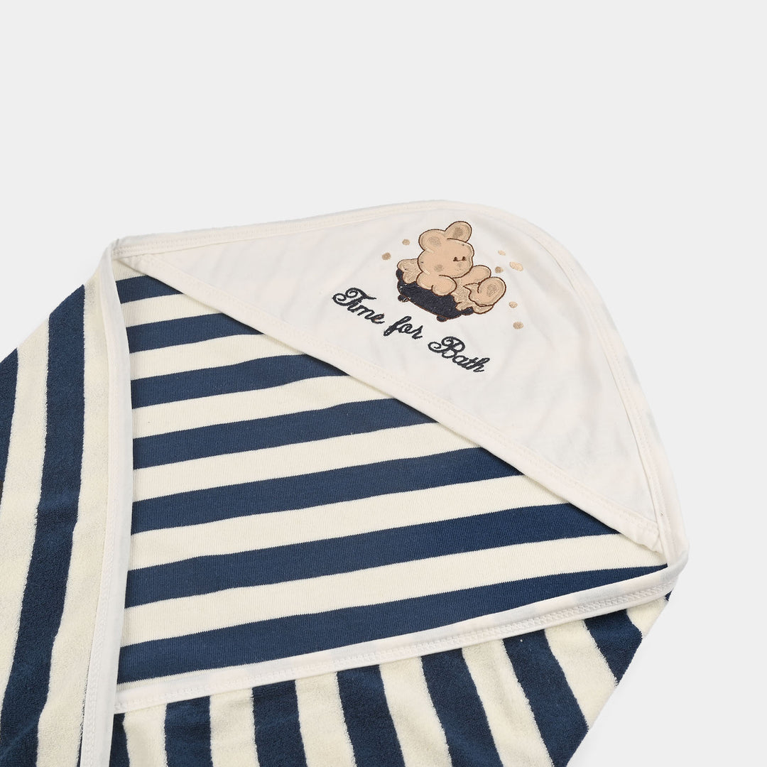 BP Hooded Bath Towel - Dark Blue