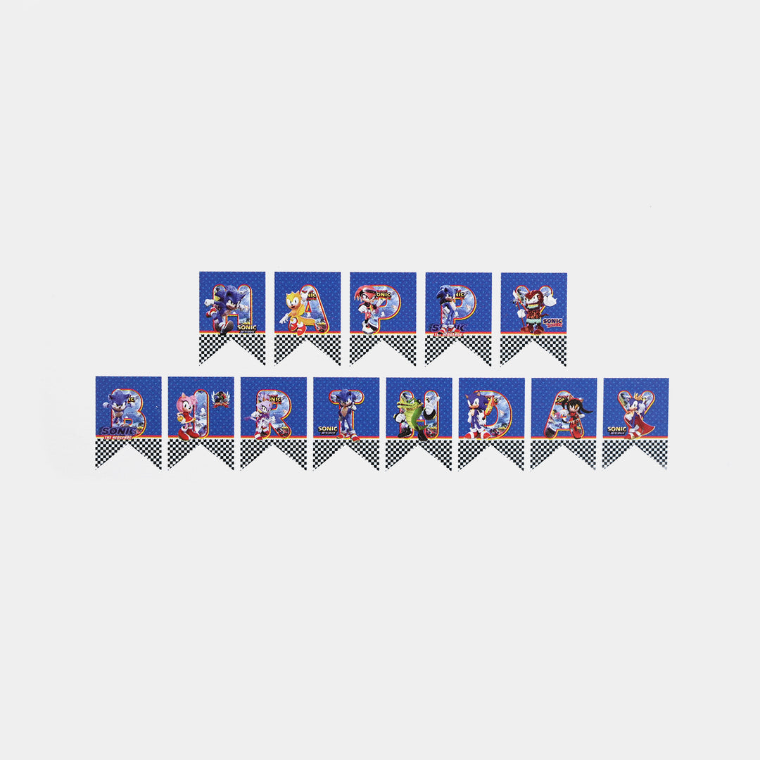 Character Theme HBD Bunting Banner Set