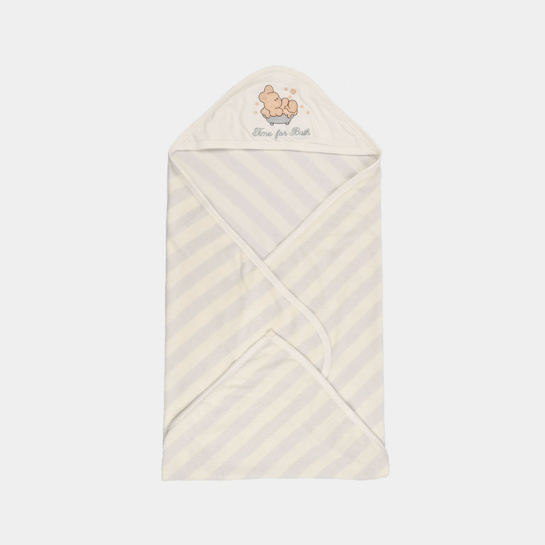 BP Hooded Bath Towel - Light Grey