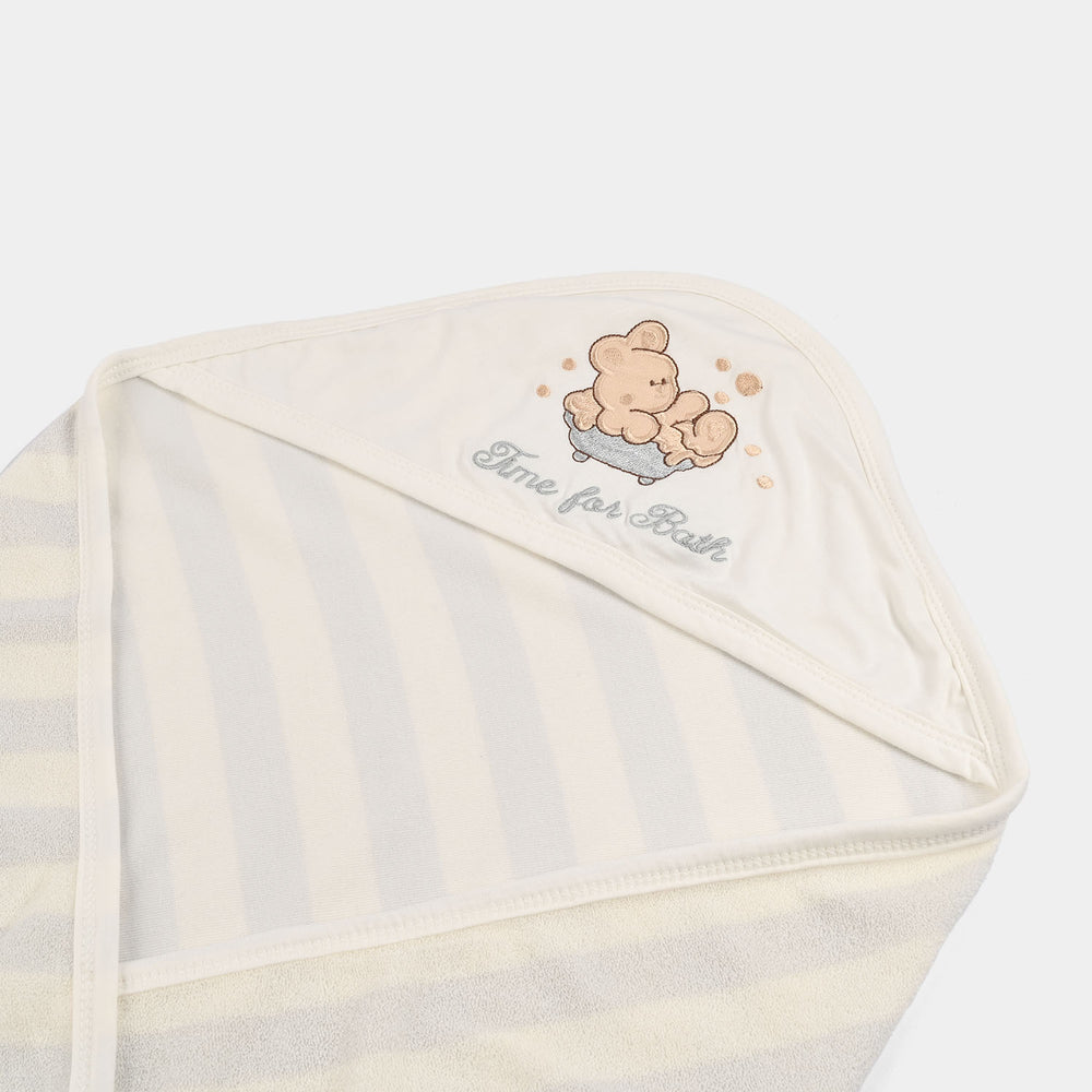 BP Hooded Bath Towel - Light Grey