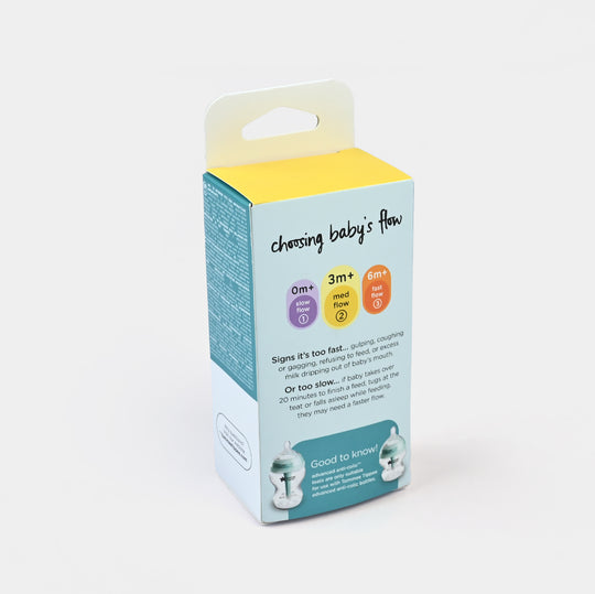 Natural Start Adv Anti Colic Med Flow Soft Teat 2-PK