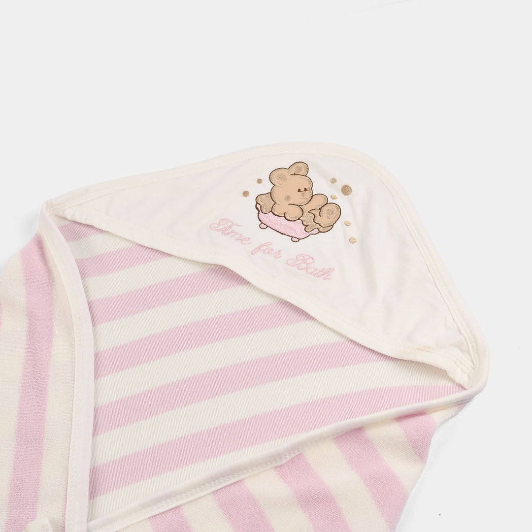 BP Hooded Bath Towel - Pink
