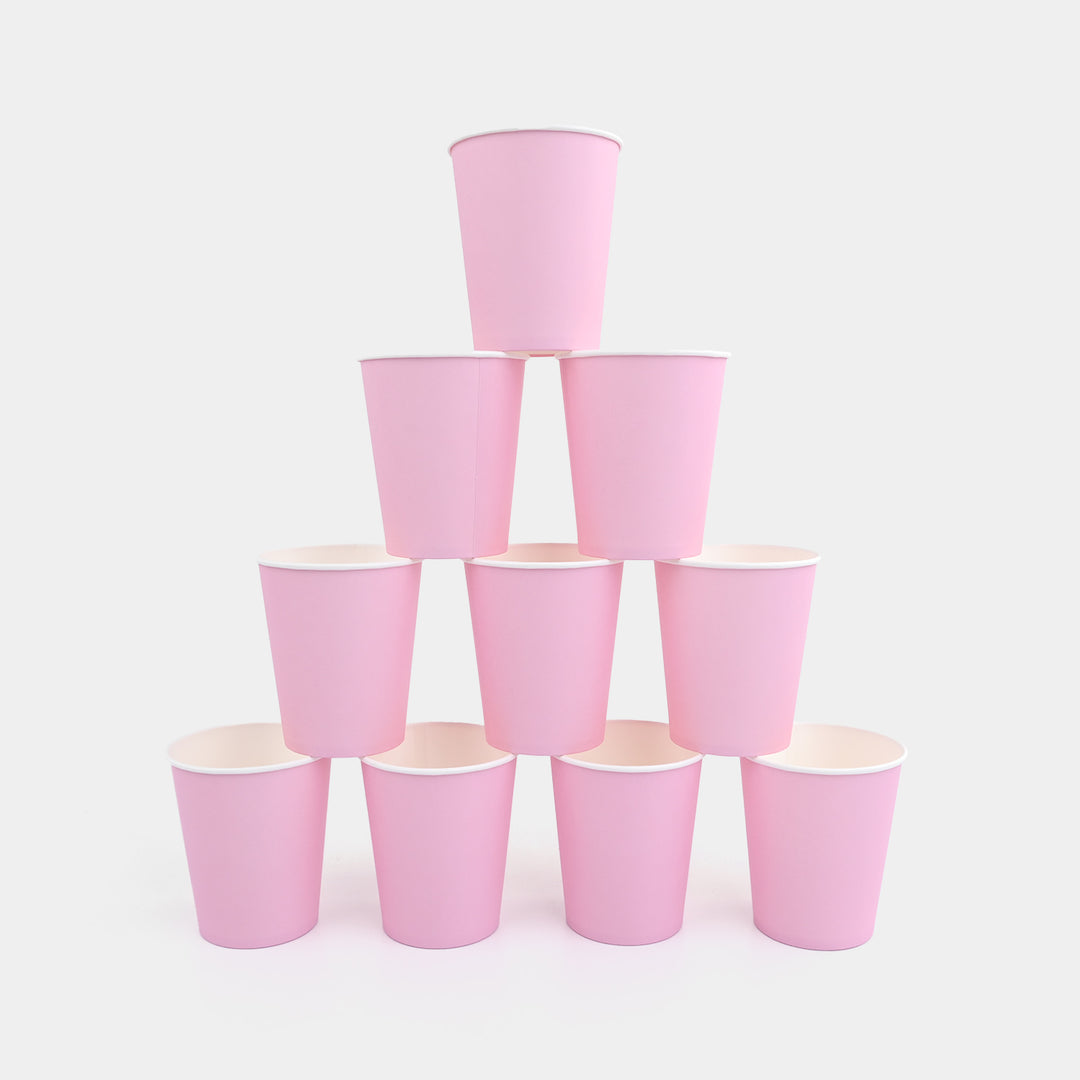 Disposable Party Paper Cups Pack (10 Pieces)