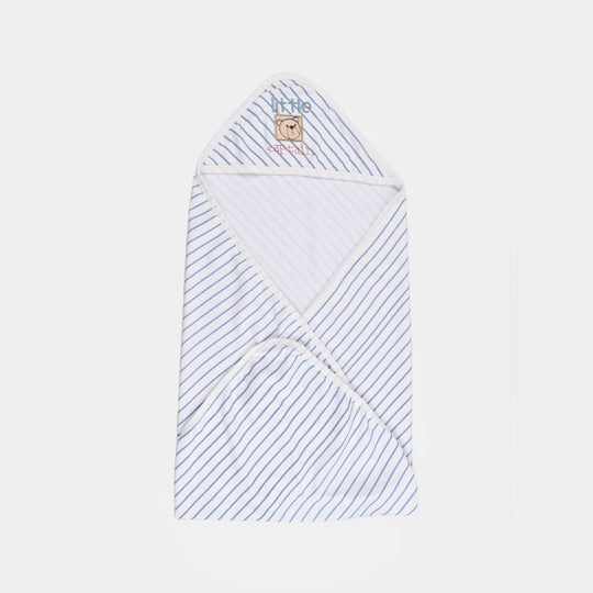 Baby Wrapping Sheet (Striped) - Blue