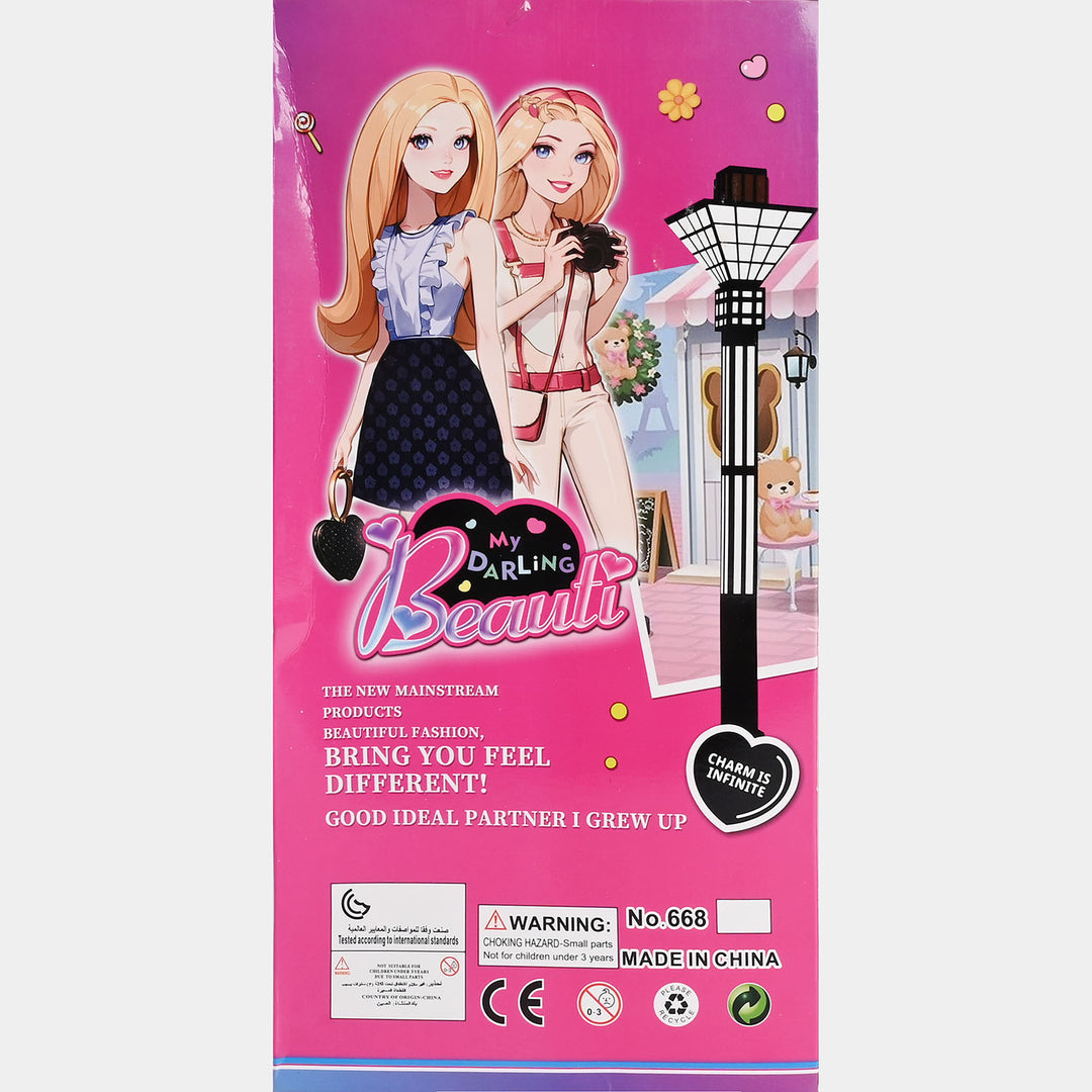 FASHION DOLL WITH MOVEABLE JOINT TOY FOR GIRLS
