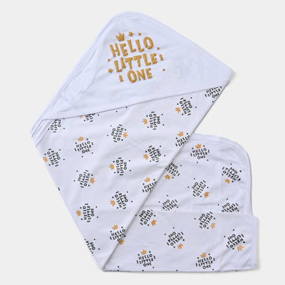 Baby Wrapping Sheet Glitter Hello Little One