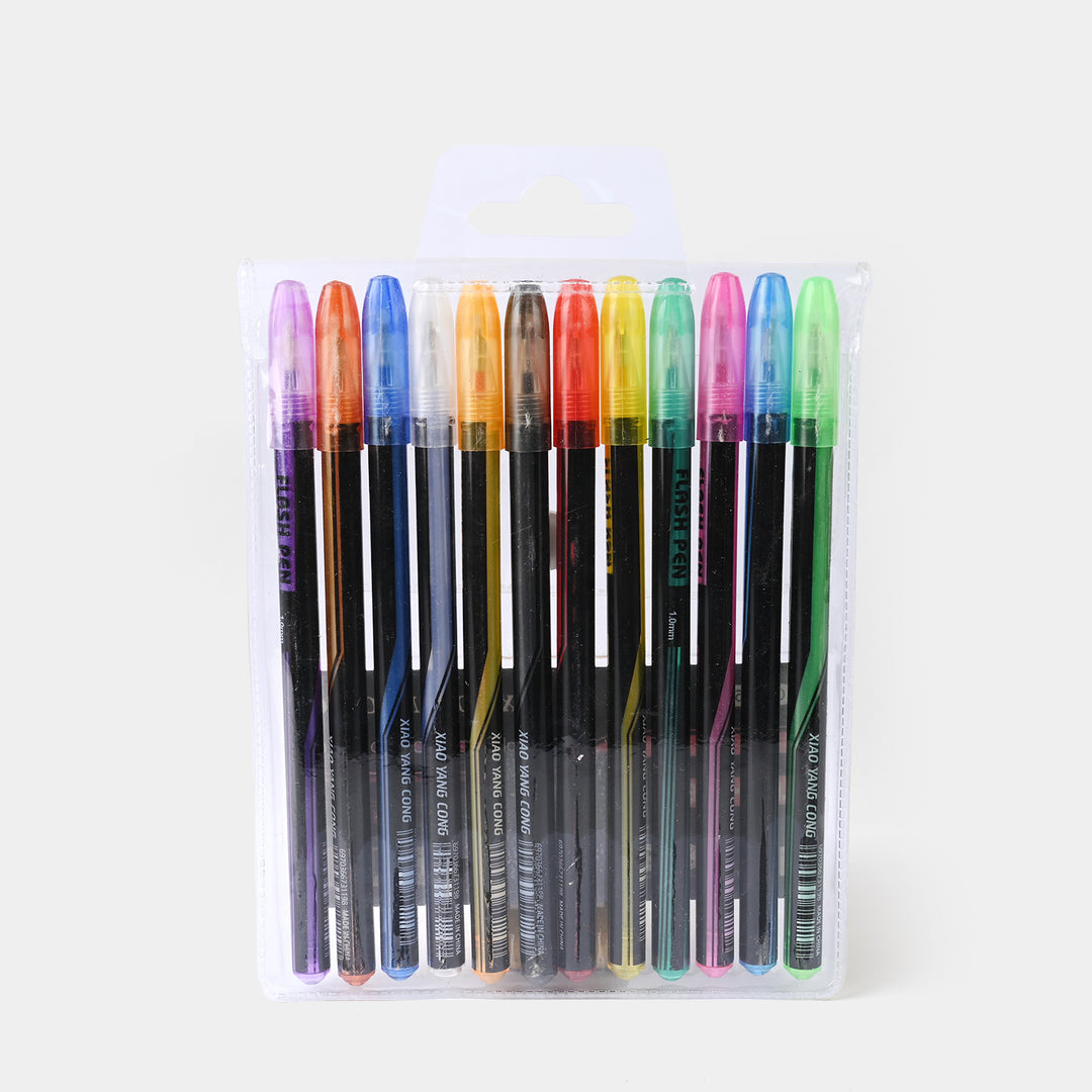 Glitter Gel Pen 12PCs Set For kids