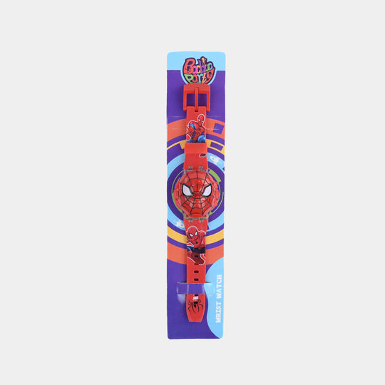 Digital Wristwatch with Flip Cover
