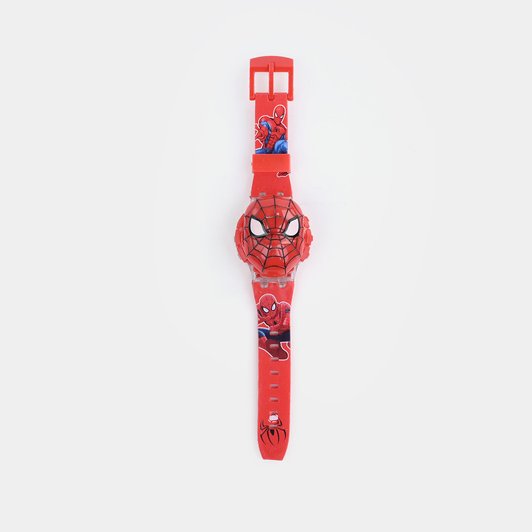 Digital Wristwatch with Flip Cover