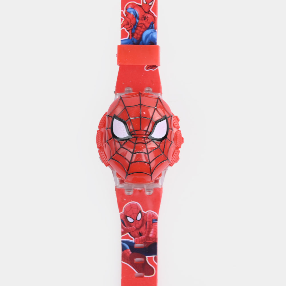 Digital Wristwatch with Flip Cover