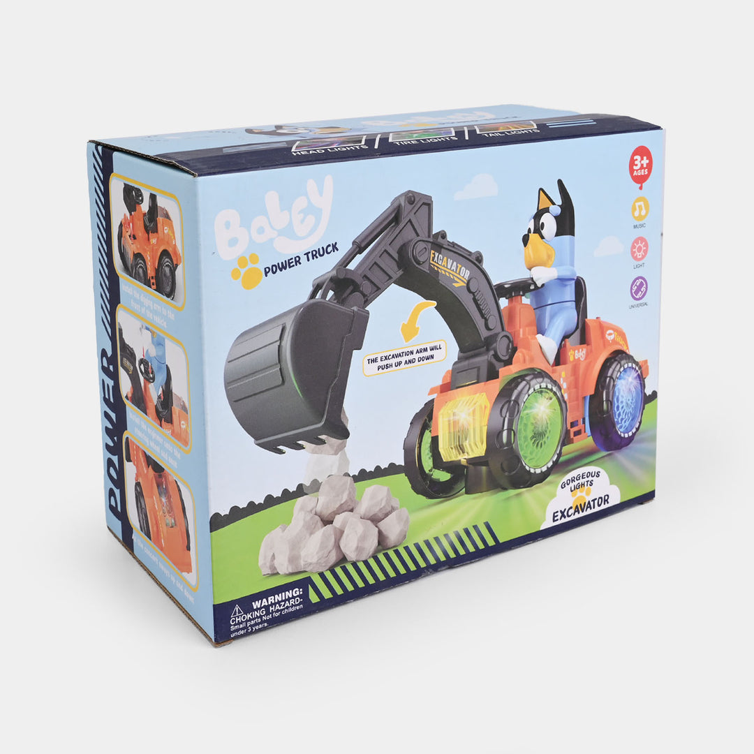 Electric Excavator With Light & Music
