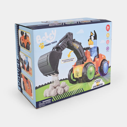 Electric Excavator With Light & Music
